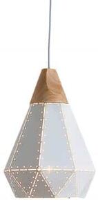 Biela závesná lampa Scandinavia I 22 x 22 cm »