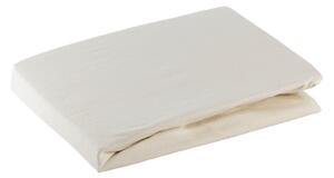 JERSEY PRESTIERADLO 90X200 CM, VÝŠKA 25 CM BÉŽOVÉ