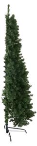 Umelý vianočný polovičný stromček, 110 LED- ov, 150 cm 220 vetiev