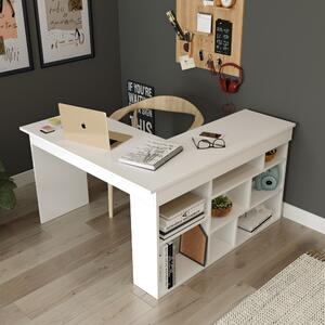 Písací stôl ATLAS biela