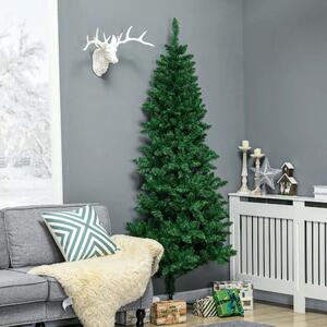 Umelý vianočný polovičný stromček, 210 cm 500 vetiev