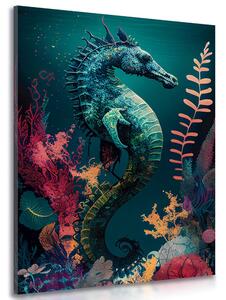 Obraz surrealistický morský koník Varianta: 40x60