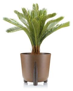 PLASTOVÝ KVETINÁČ MOSS ECO 25X26 CM HNEDÁ