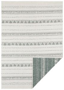 NORTHRUGS - Hanse Home koberce Kusový koberec Twin Supreme 103754 Green / Cream – na von aj na doma - 80x250 cm