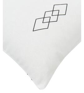 Biele flanelové obliečky na jednolôžko Westwing Collection Boho, 135 x 200 cm
