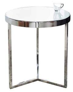 Sklenený konferenčný stolík Art Deco Ø 45 cm »