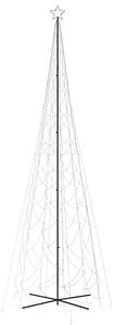 Vianočný stromček kužeľ studené biele svetlo 3000 LED 230x800cm