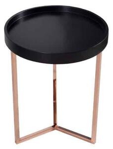 Čierny konferenčný stolík Modul Ø 40 cm »