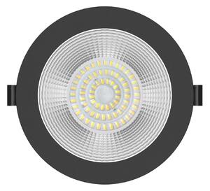 SLC Shift zapustené LED svietidlo Ø19cm CCT čierna
