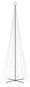 Vianočný stromček kužeľ teplý biely 3000 LED 230x800 cm