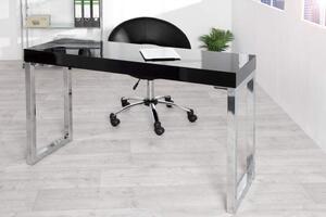 Čierny písací stôl Black Desk 40 x 120 cm – 80 mm »