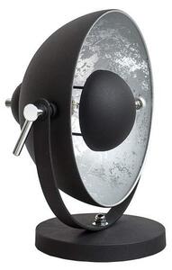 Čierno-strieborná stolová lampa Studio »