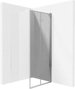 Deante Kerria Plus sprchové dvere 90 cm skladané chróm lesklá/priehľadné sklo KTSX041P