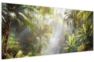 Obraz - Tropický dažďový prales (120x50 cm)