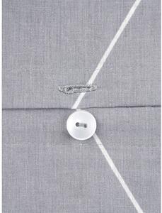 Sivé obliečky na jednolôžko z ranforce bavlny by46, 155 x 200 cm