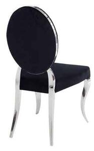 Čierna jedálenská stolička Modern Barock »