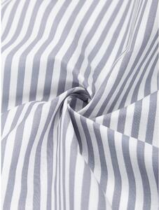 Sivo-biele obliečky na dvojlôžko z bavlneného perkálu Westwing Collection, 200 x 200 cm