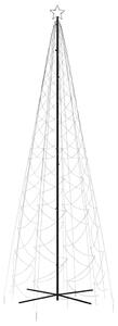 Vianočný stromček kužeľ studený biely 1400 LED 160x500 cm