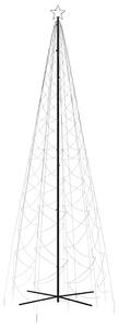 Vianočný stromček kužeľ teplý biely 1400 LED 160x500 cm