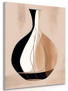 Obraz abstraktné tvary váza Varianta: 40x60