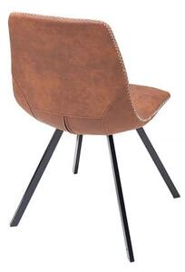 Hnedá jedálenská stolička Amsterdam Retro vintage »