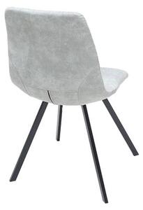 Svetlosivá jedálenská stolička Amsterdam Retro stone »