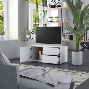 TV skrinka, biela 80x34x36 cm, kompozitné drevo