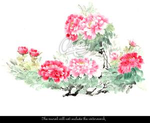 Fototapeta Čínska tradícia kvety Samolepící 250x250cm