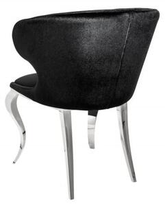 Čierna jedálenská stolička Modern Barock II »