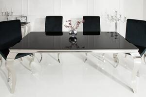 Čierny jedálenský stôl Modern Barock 200cm – 12 mm »