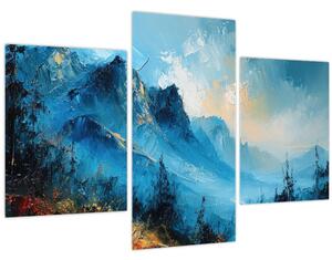 Obraz - Maľba hôr (90x60 cm)