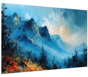 Obraz - Maľba hôr (90x60 cm)
