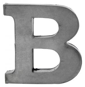 Plechové písmeno B, 5,5 cm