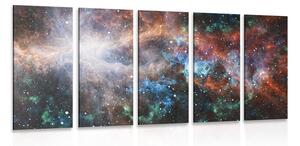5-dielny obraz nekonečná galaxia