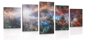 5-dielny obraz nekonečná galaxia