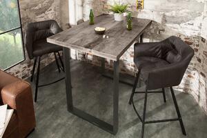 Sivý barový stôl Iron Craft 120cm »