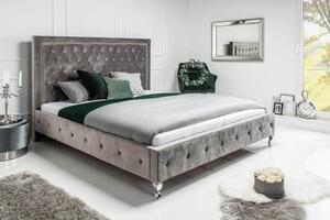 Striebornosivá posteľ Extravagancia 160x200cm »