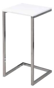 Strieborno-biely konferenčný stolík Simply 60cm