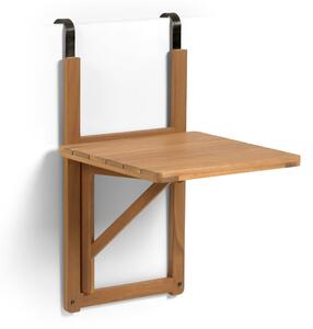 Závesný balkónový stolík z masívneho dreva 40x42 cm Amarilis – Kave Home
