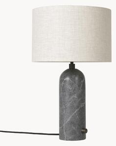 Veľká stmievateľná stolová lampa's mramorovým podstavcom Gravity, rôzne veľkosti