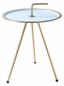 Modro-zlatý konferenčný stolík Simply Clever 42cm