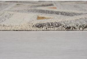 Sivý vlnený behúň Flair Rugs River, 60 x 230 cm
