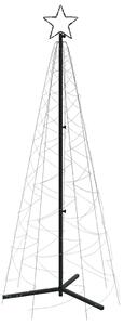 Vianočný stromček, kužeľ 200 LED, studené biele svetlo 70x180cm