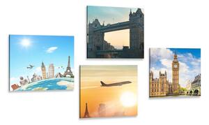 Set obrazov pre milovníka Londýna Varianta: 4x 40x40