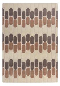 Hnedo-béžový vlnený koberec Flair Rugs Fossil, 120 x 170 cm