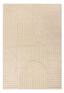 Béžový vlnený koberec Flair Rugs Zen Garden, 160 x 230 cm