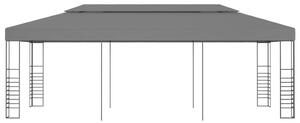 Záhradný altánok/stan 3x6 m, antracitový