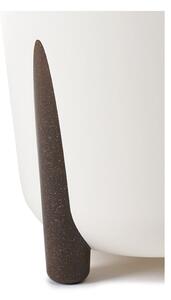PLASTOVÝ KVETINÁČ MOSS ECO 32X34 CM KRÉMOVÁ