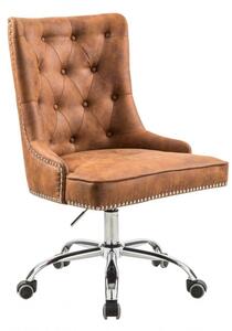 Hnedá kancelárska stolička Victorian »