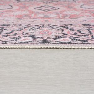 Ružový prateľný koberec behúň 60x230 cm FOLD Somerton – Flair Rugs